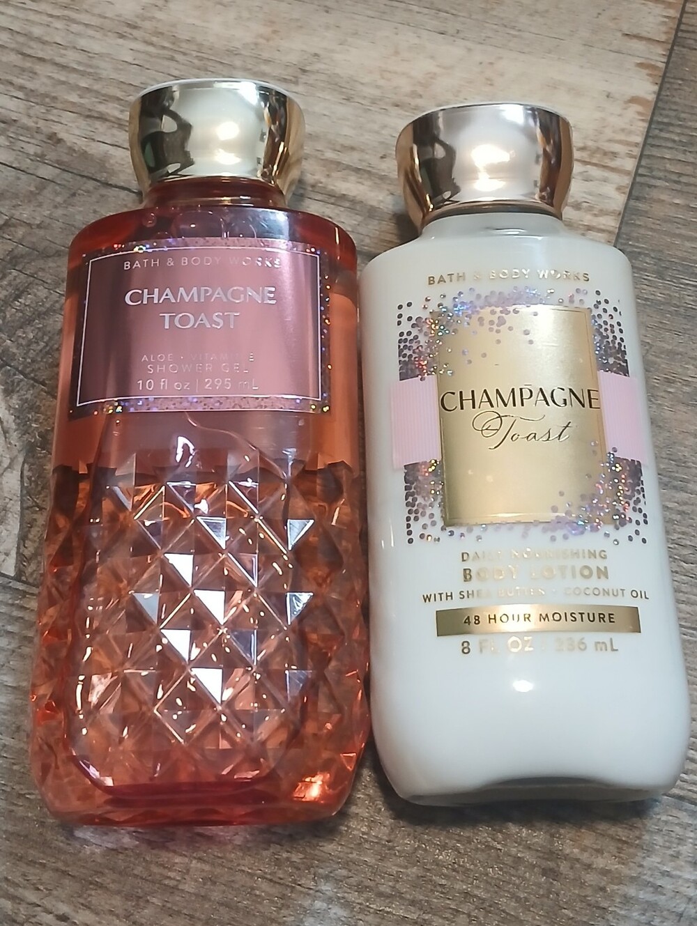 Bath & Body Works Champagne Toast Shower Gel & Lotion Duo